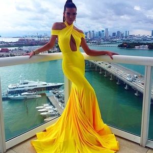 Willfredo Gerardo Yellow Evening Dress